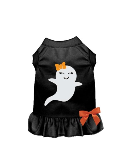 Fabby the Fabulous Ghost- Dog Dress - XS