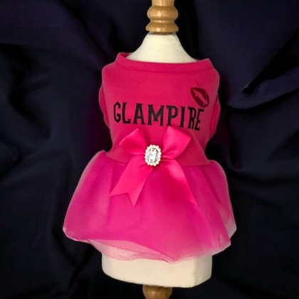 GLAM-pire Tutu Dog Dress - L