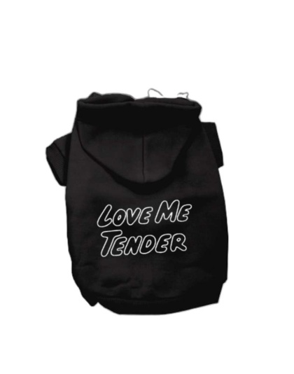 Love Me Tender- Dog Hoodie - Large