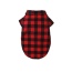 My Fancy Buffalo Plaid Bowtie Dog Shirt - S