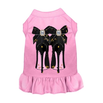 My Favorite Pink Heels- Dog Dress - L