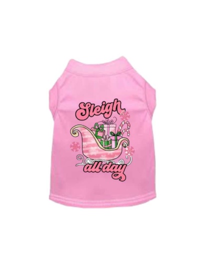 Sleigh All Day - Dog Shirt - L