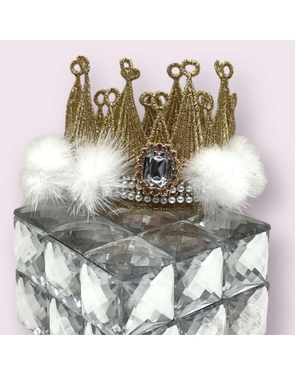 Snowy Winter Wonderland Crown - Small