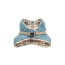 Denim & Beige Plaid - Step-In Denim Harness - Large