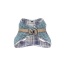 Denim & Blue Plaid - Step-In Denim Harness - XS