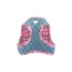 Denim & Pink Plaid - Step-In Denim Harness - XS