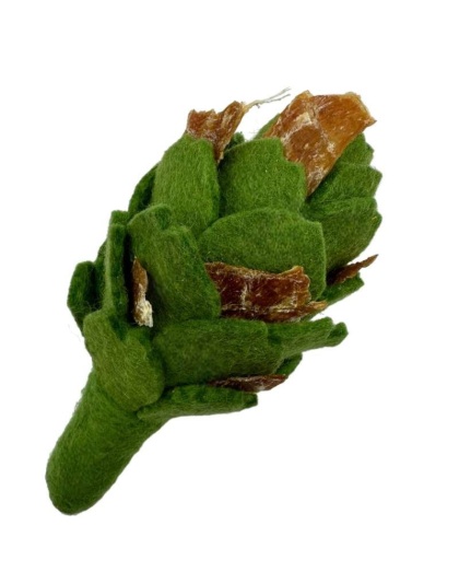 Artichoke Dog Felt Toy