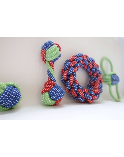 Eco-friendly Dog Rope Toy 4 Set