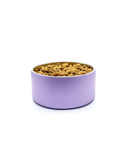 Lilac Dog Bowl