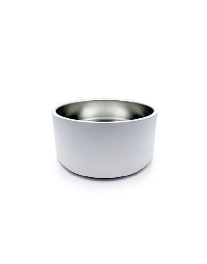 White Dog Bowl