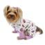 White - Ultra Soft Plush Minky Sweet Candies Pajamas - XS