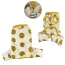 Yellow - Ultra Plush Happy Face Front Sleeveless Pajamas - S