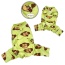 Lime - Silly Monkey Front Sleeveless Fleec Pajamas - L