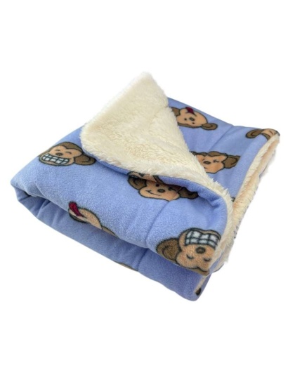 Lavender - Silly Monkey Ultra-Plush Blanket - 30" x 20"