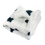 White - Ultra Plush Moo Cow Blanket - 30" x 20"