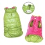 Lime/Pink - Reversible Parka Vest with Ruffle Trims - S