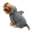 Gray - Ultra Plush Shark Hoodie with Fin & Teeth - L