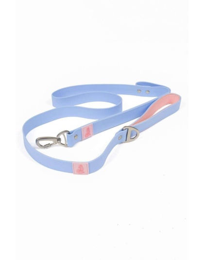 Periwinkle / Pink - Blue Sky Orchid Waterproof Leash