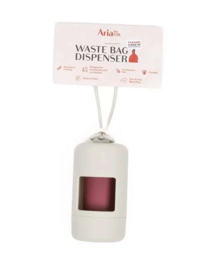 Cloud White Waste Bag Dispenser