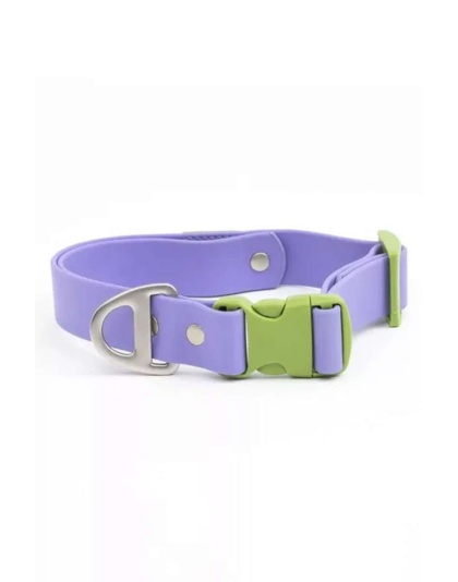 Lavender Garden Waterproof Dog Collar - 11 - 13 inch