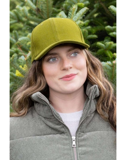 Mossy Pine Wool Baseball Cap