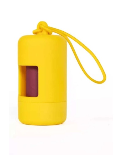 Sun Kissed Yellow Waste Bag Dispenser