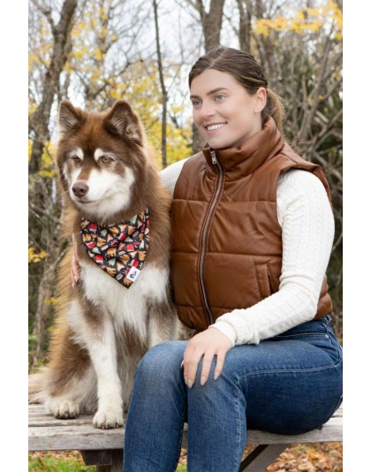 Woodland Tales Dog Bandana - M/L - 27in x 13in