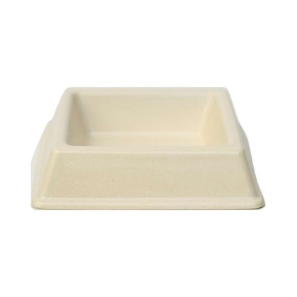 Cream - Square Bamboo Bowl