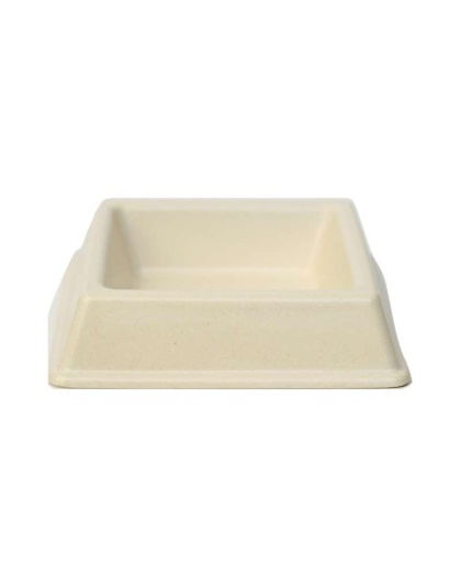 Cream - Square Bamboo Bowl