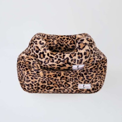 Leopard  - Cashmere Dog Bed - Large