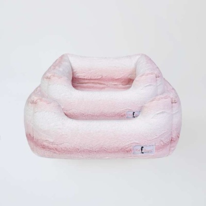 Pink Angora - Cashmere Dog Bed - Large