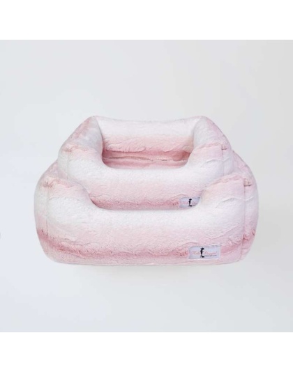 Pink Angora - Cashmere Dog Bed - Small