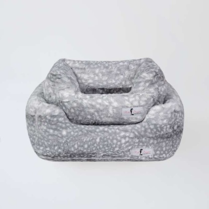 Silver Fawn   - Cashmere Dog Bed - Large