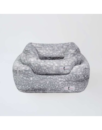 Silver Fawn   - Cashmere Dog Bed - Large