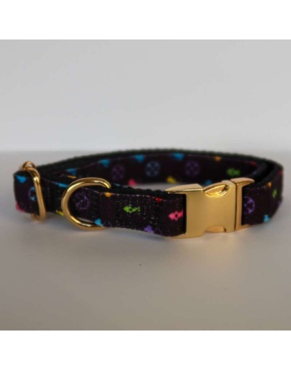 Black/Multi  - Petite Bonejour Collar