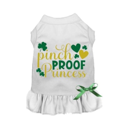 WHITE - Pinch Proof Princess Dress - 2X Large