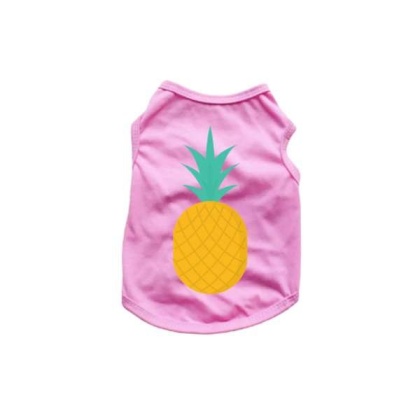 PINK - Pineapple Tank Top - Large