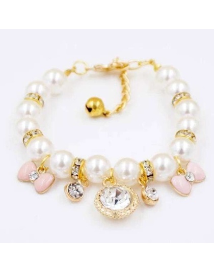 Princess Pearl Charm Collar - Medium