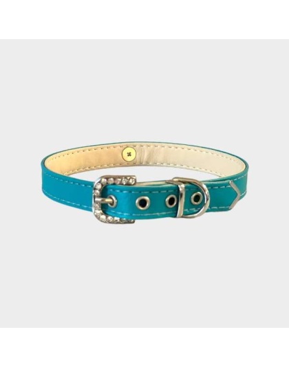 Rhinestone Heart Sniffany Dog Collar - 10"