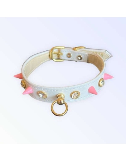 pink - Rockstar Chic Collar - 16"