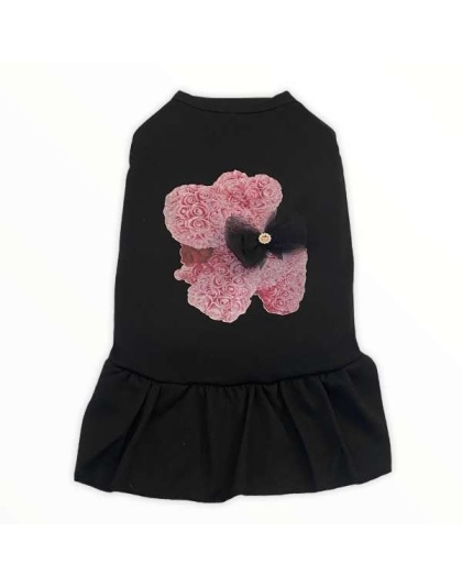 Roses and Puppy Love Dress - Small