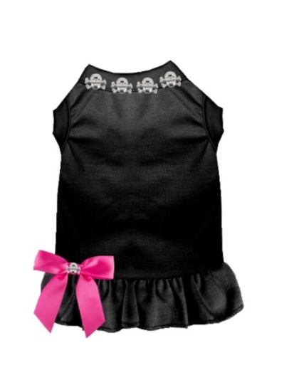 BLACK - Skull Studded Dress - Small