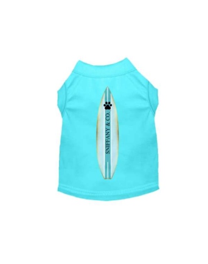 TEAL - Sniffany & Surf- Dog Shirt - Small