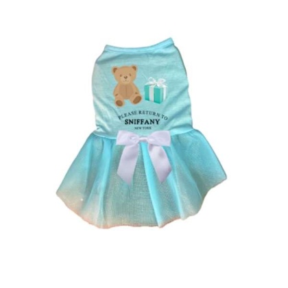 Sniffany Bear Tutu Dog Dress - X Small