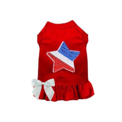 RED - Stars, Stripes, & Bows - 2X Large