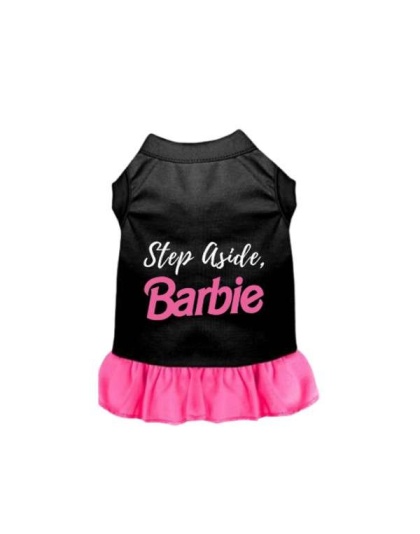 Black with Pink Ruffle - Step Aside, Barbie - Large