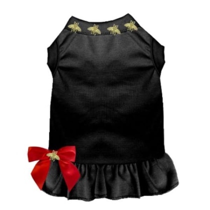 BLACK - Studded Bee Dress - Large