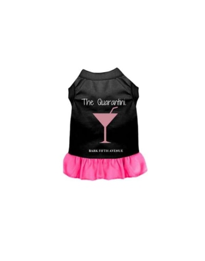 Black with Pink - The Quarantini - Large