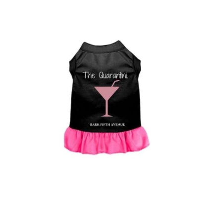 Black with Pink - The Quarantini - X Large