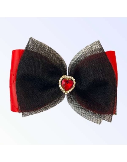 Tulle Heart Dog Hair Barrette